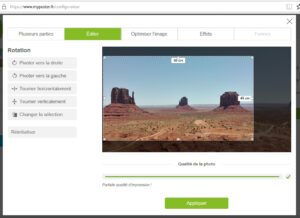 redimensionner image myposter