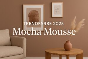 Einrichtungsideen in der Trendfarbe 2025 Mocha Mousse